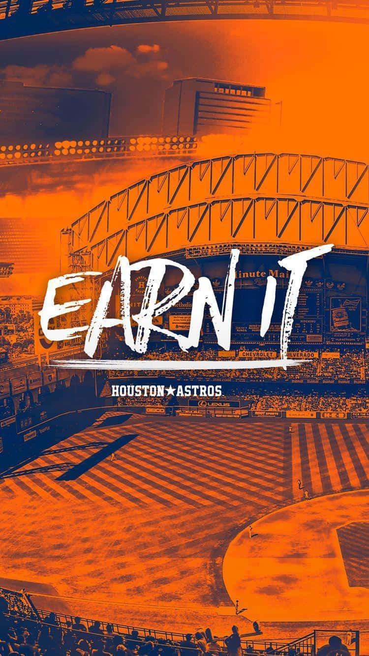 Download Caption: Houston Astros Team Logo Wallpaper
