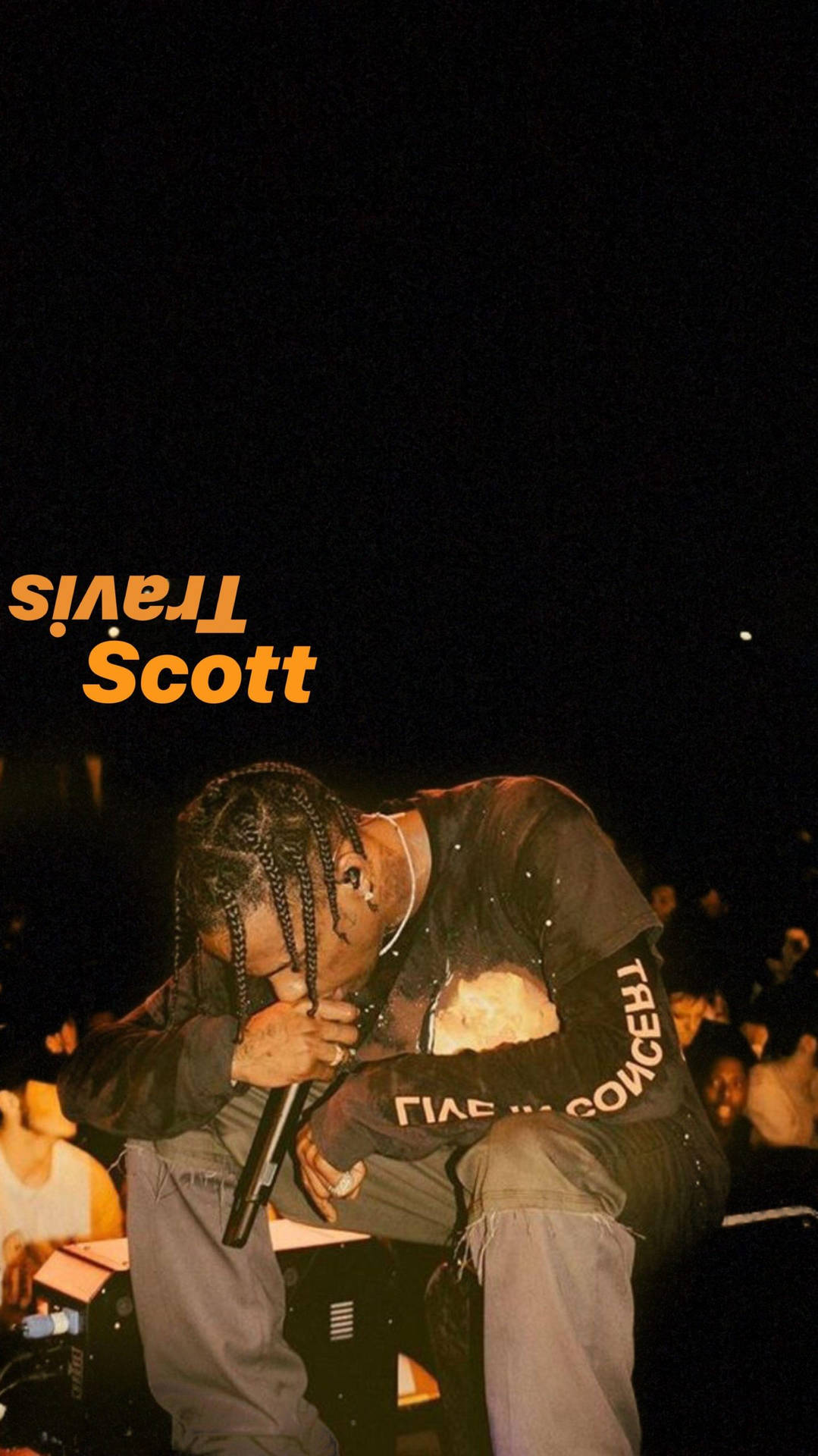 Feel The Thrill Of Astroworld On Your Iphone Wallpaper