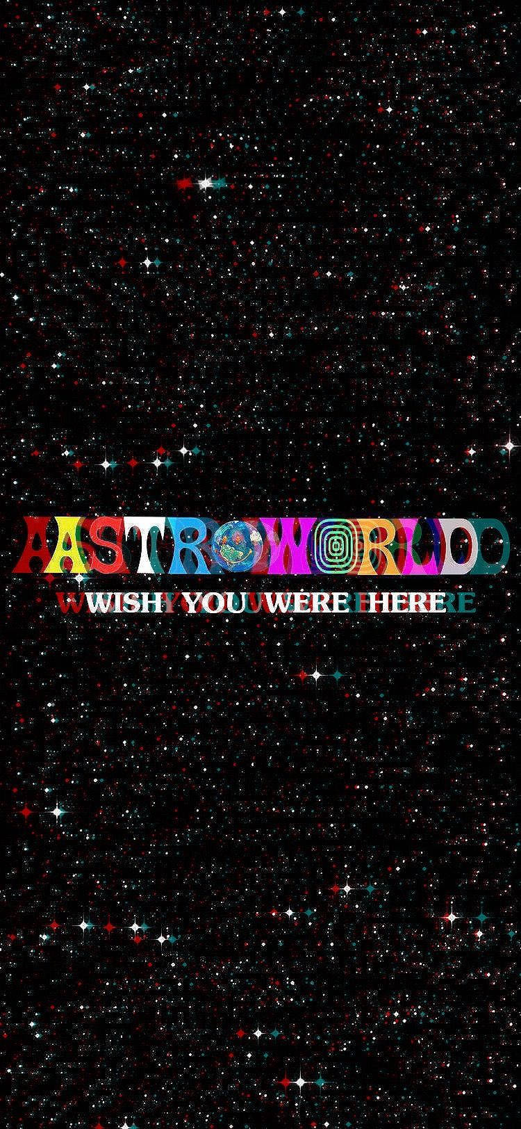 Astroworldiphone Desearía Que Estuvieras Aquí Fondo de pantalla