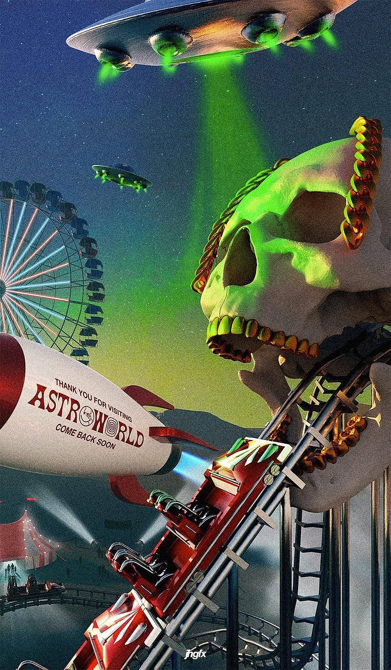 Feel The Vibe Of Astroworld With Your Own Iphone Wallpaper