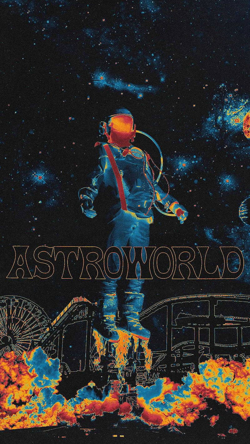 Get Your Astroworld Rides In Your Hands With The Power Of The Iphone Wallpaper