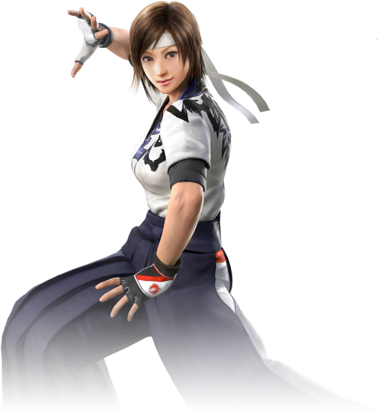 Asuka Kazama Tekken Character Pose PNG