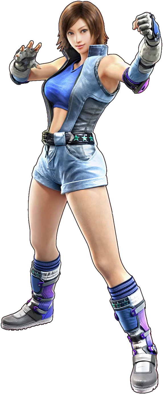 Asuka Kazama Tekken Character Pose PNG