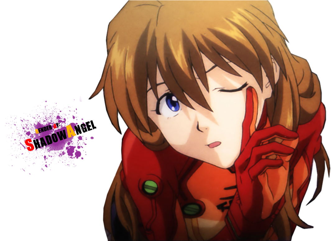 Download Asuka Langley Evangelion Character Art | Wallpapers.com