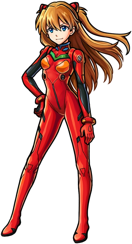 Download Asuka Langley Plugsuit Pose | Wallpapers.com