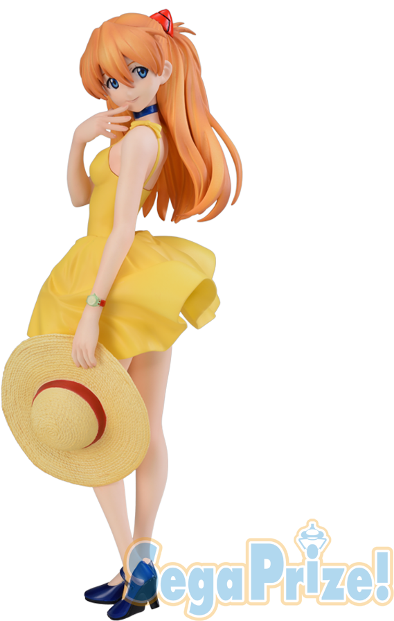 Download Asuka Langley Summer Dress Figure | Wallpapers.com