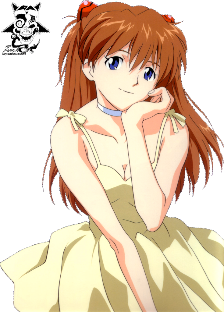 Download Asuka Langley Yellow Dress | Wallpapers.com