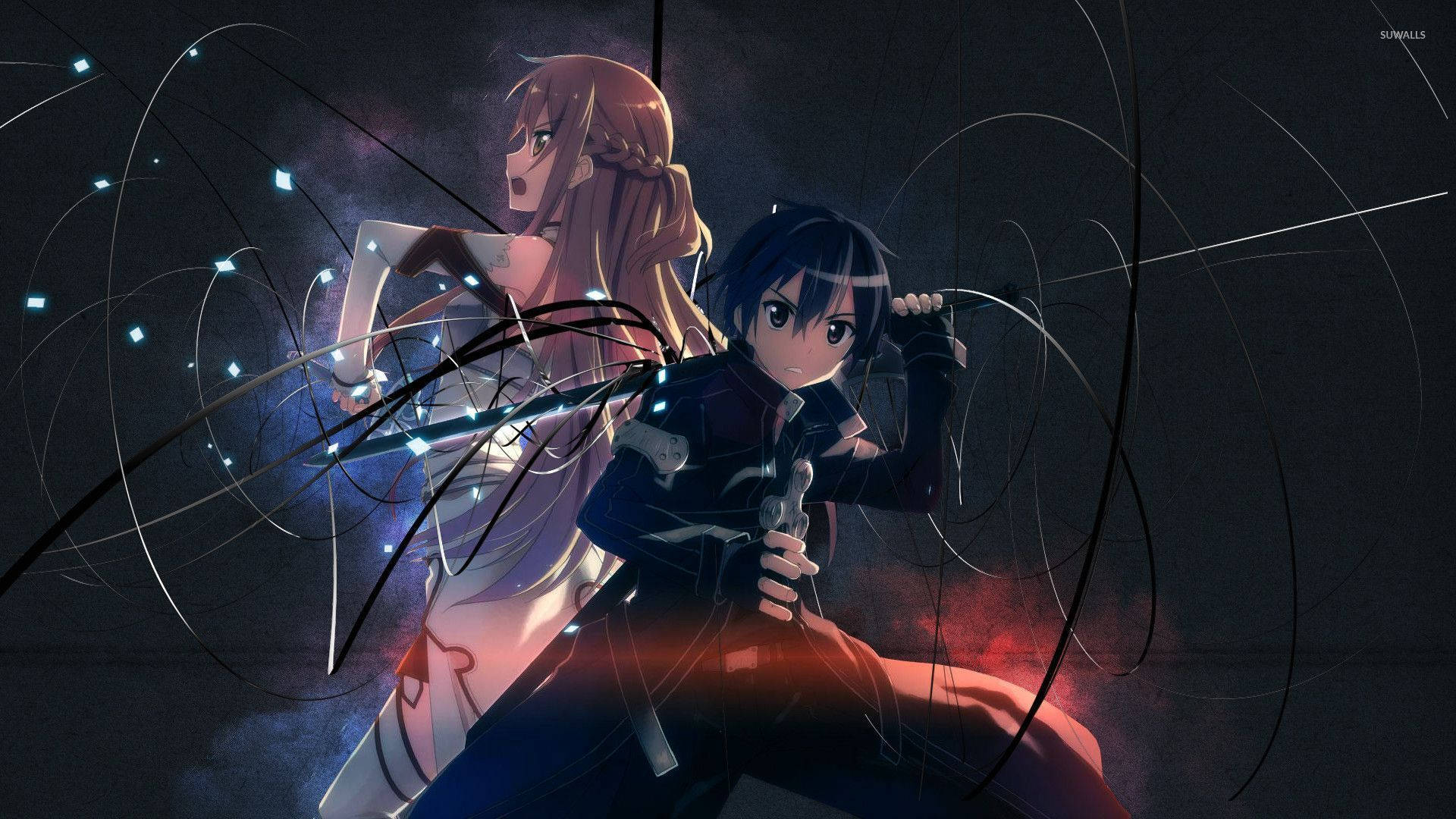 Asuna And Kirito - Sword Art Online Wallpaper - Anime Wallpaper