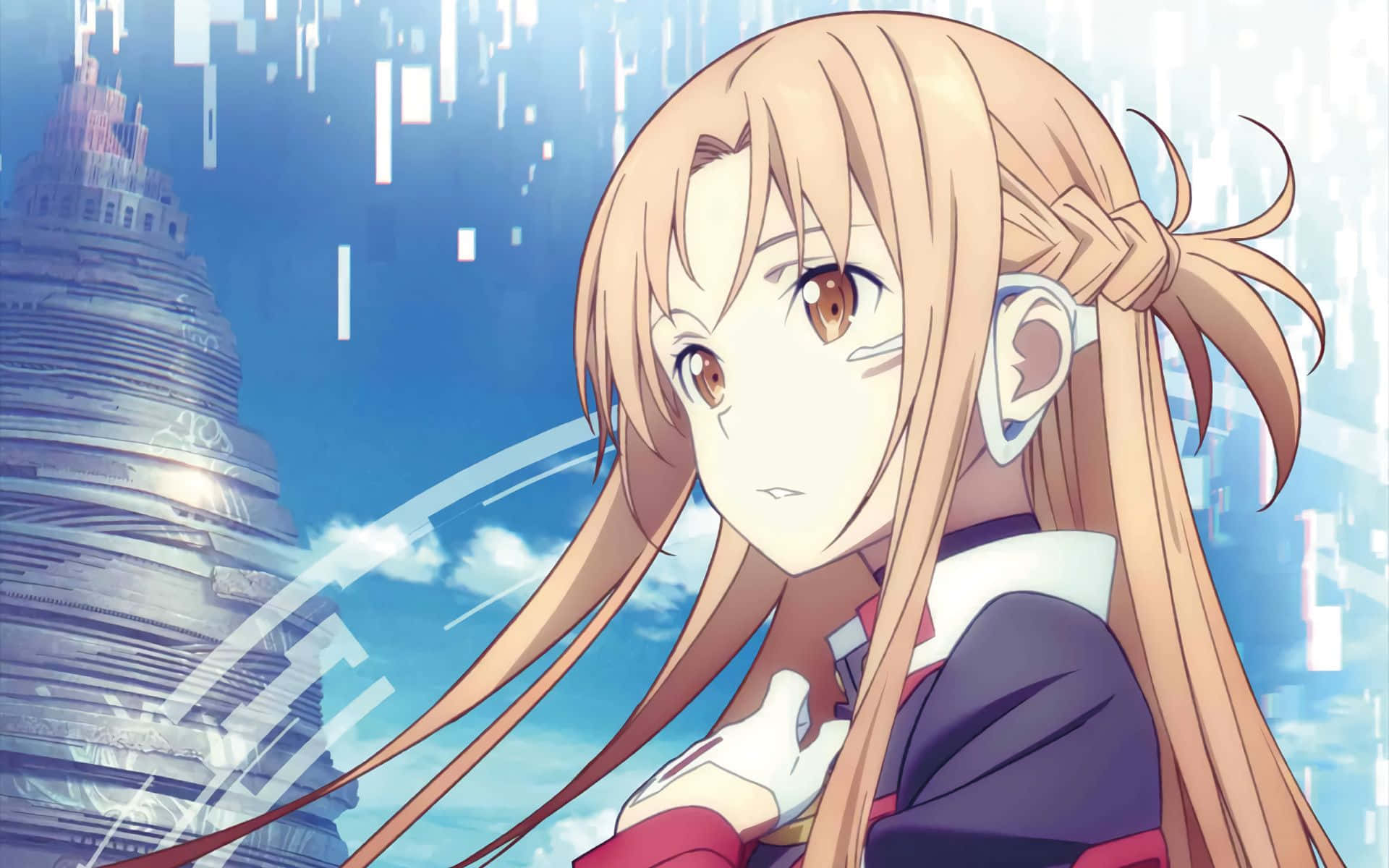 Asuna In Battle Mode, Sword Art Online Wallpaper Wallpaper