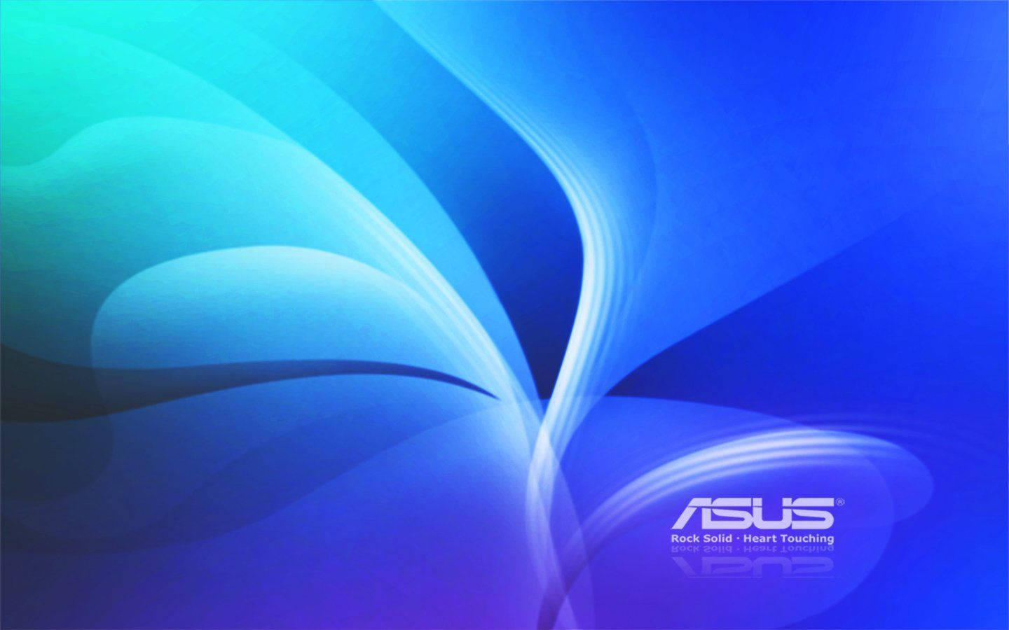Asus Blue Green Abstract Background