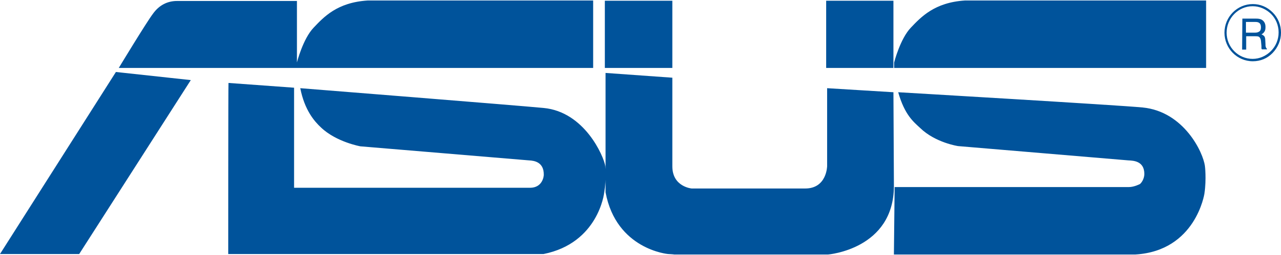 Asus Company Logo Blue Background PNG