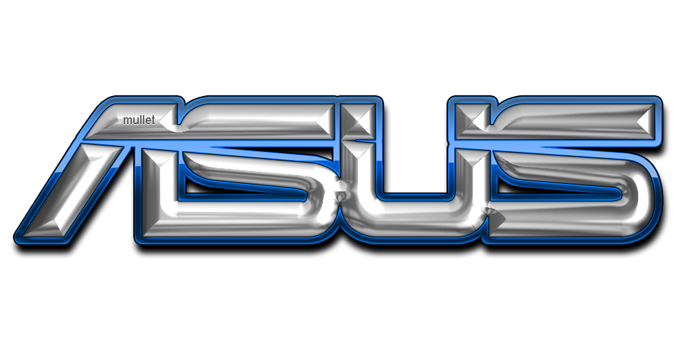 Asus Logo Metallic Design PNG