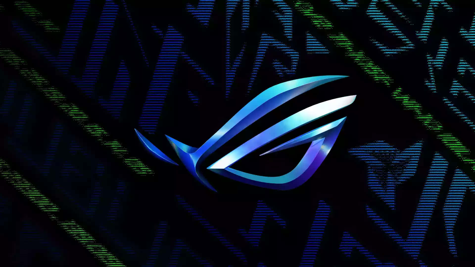 Asus R O G Logo Digitale Kunst Achtergrond