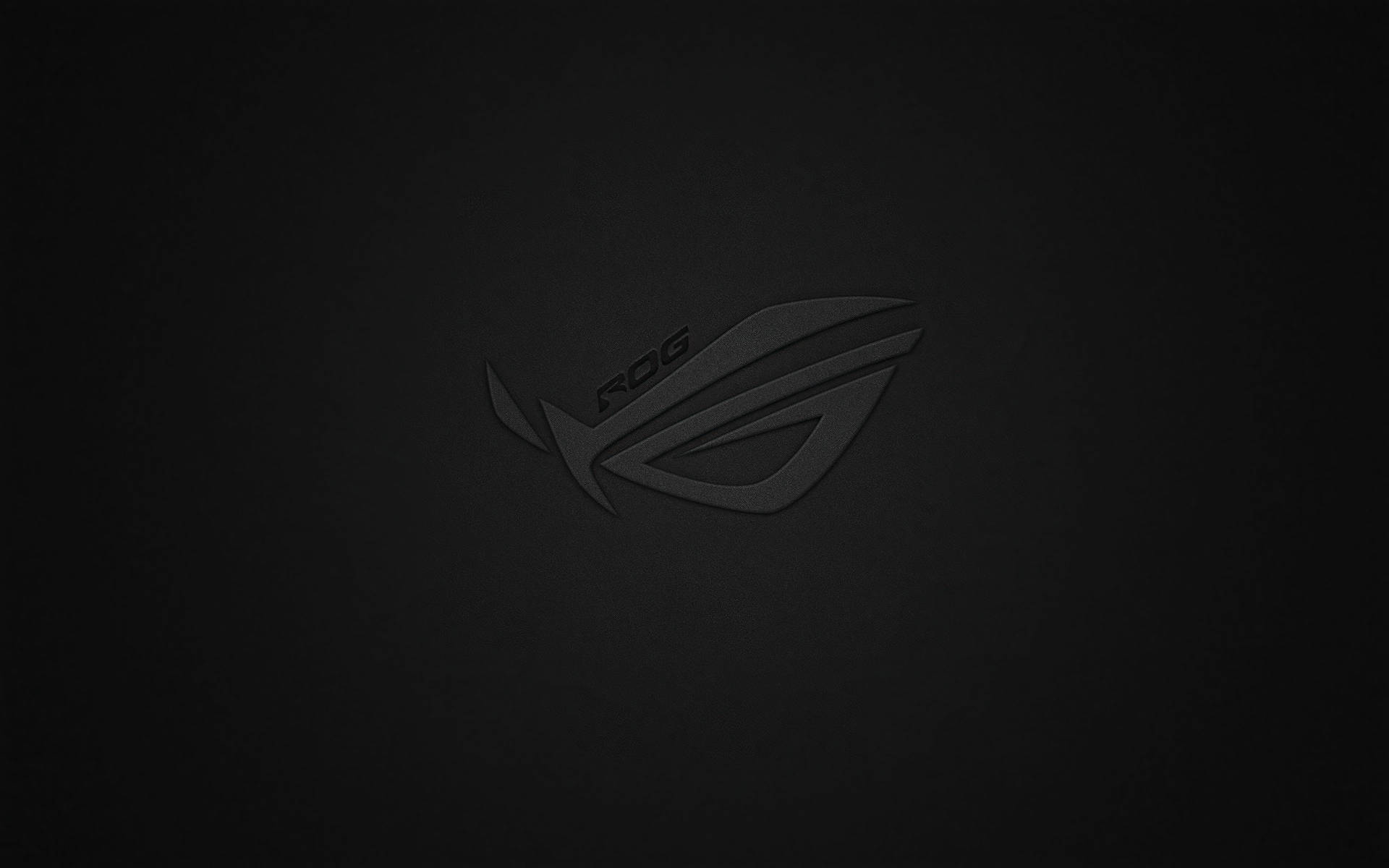 Asus Rog 4k Gaming Black Logo On Black Wallpaper
