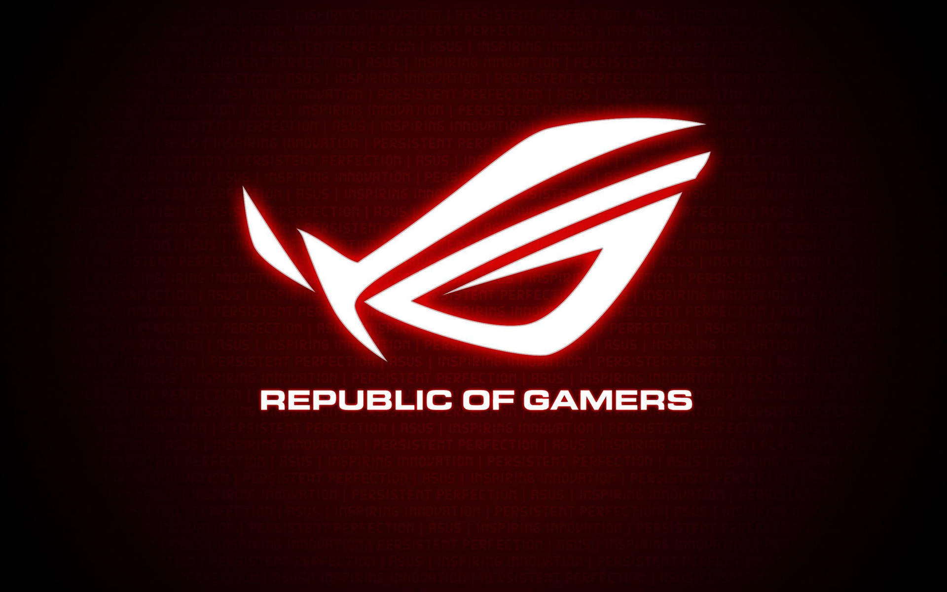 ASUS ROG 4K Gaming Lysende Logo Tapet Wallpaper