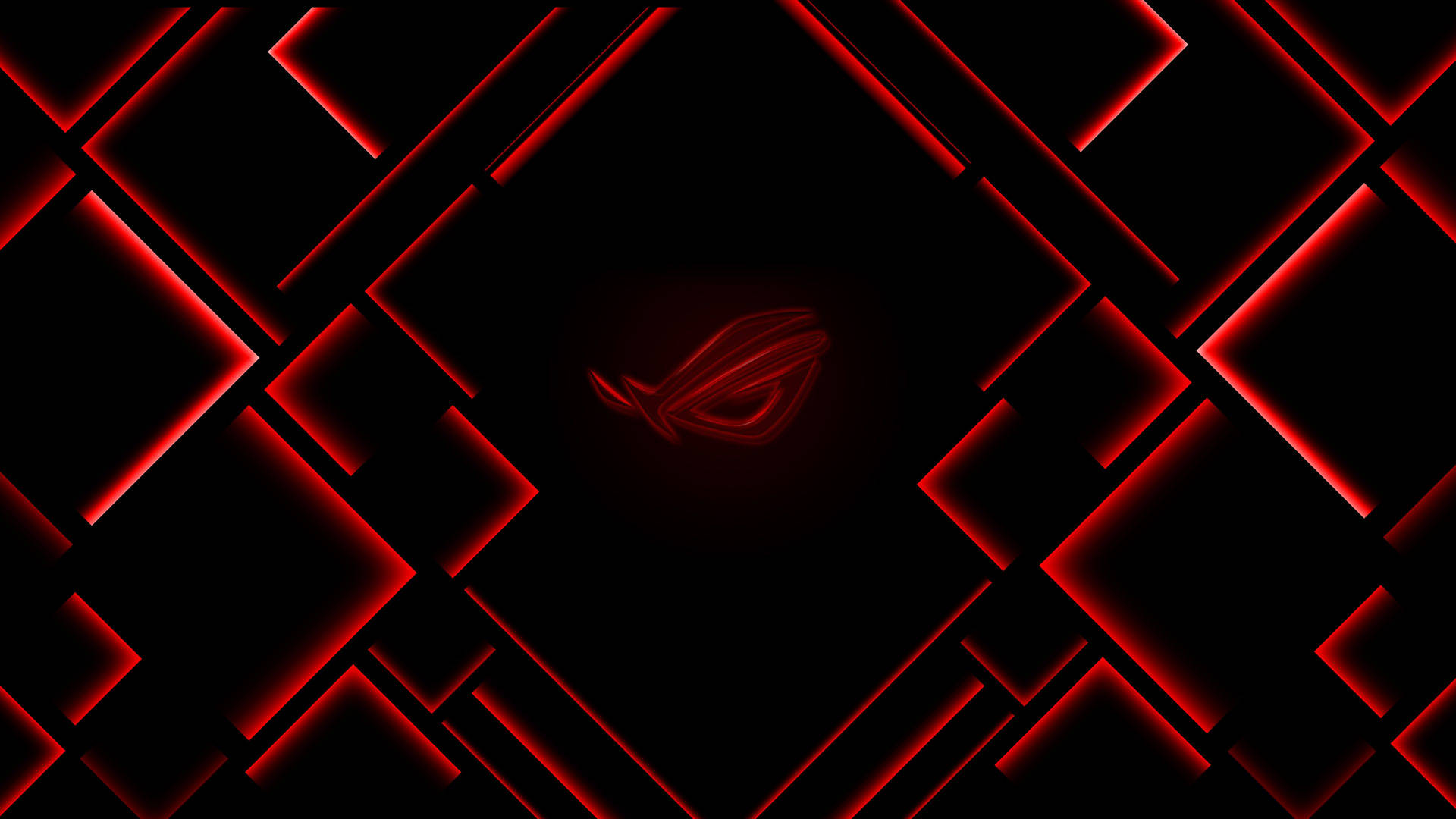Asusrog 4k Gaming-logo In Roten Diamanten. Wallpaper