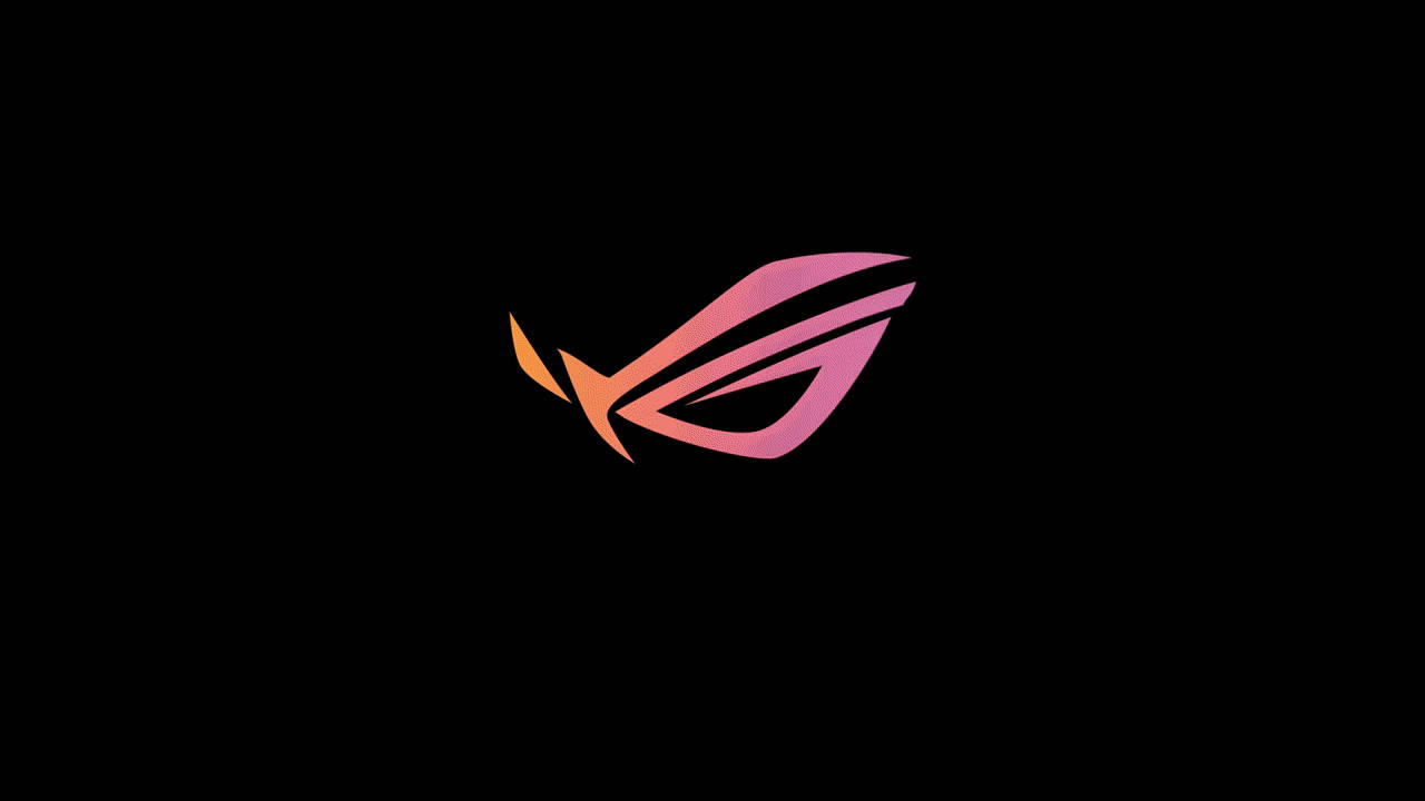 Iluminandoel Logotipo De Asus Rog Fondo de pantalla