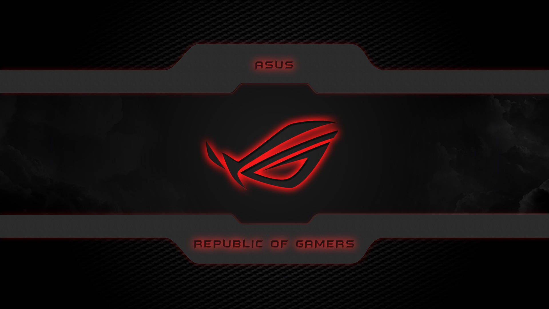 Asus Rog Logo With Borders Background