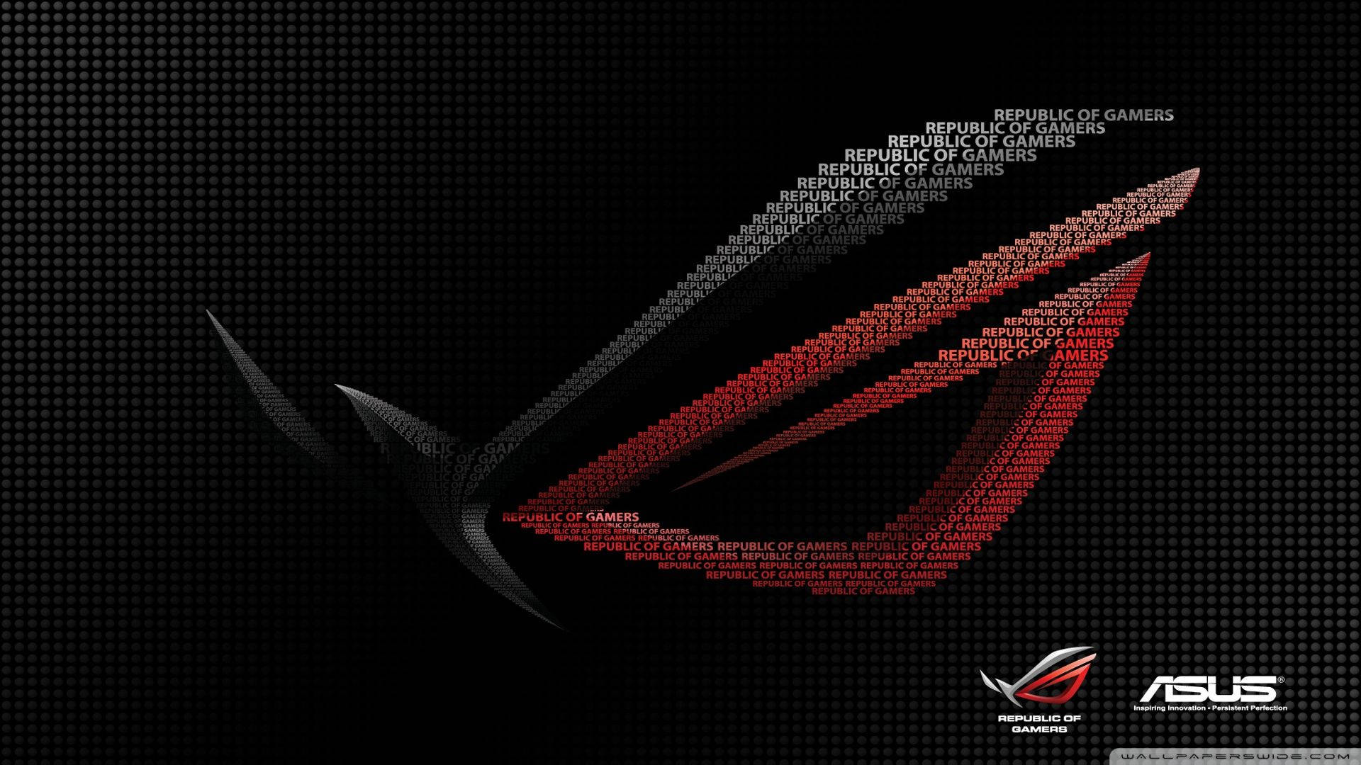 Asus Rog Text Pattern Picture