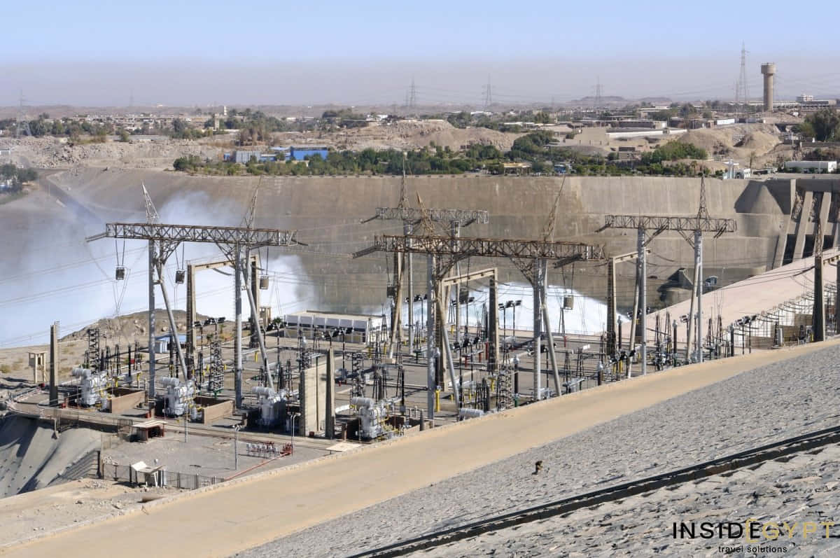 Aswan High Dam Construction -- width=