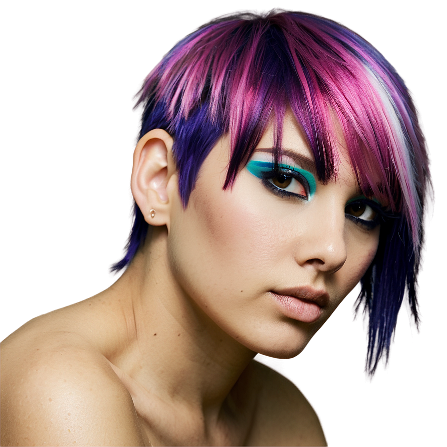 Download Asymmetrical Emo Haircut Png Cut48 | Wallpapers.com