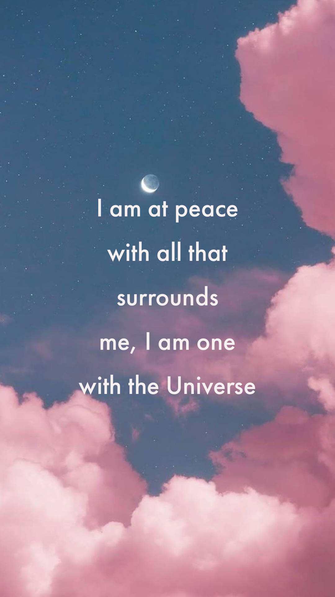 At Peace Affirmation Wallpaper