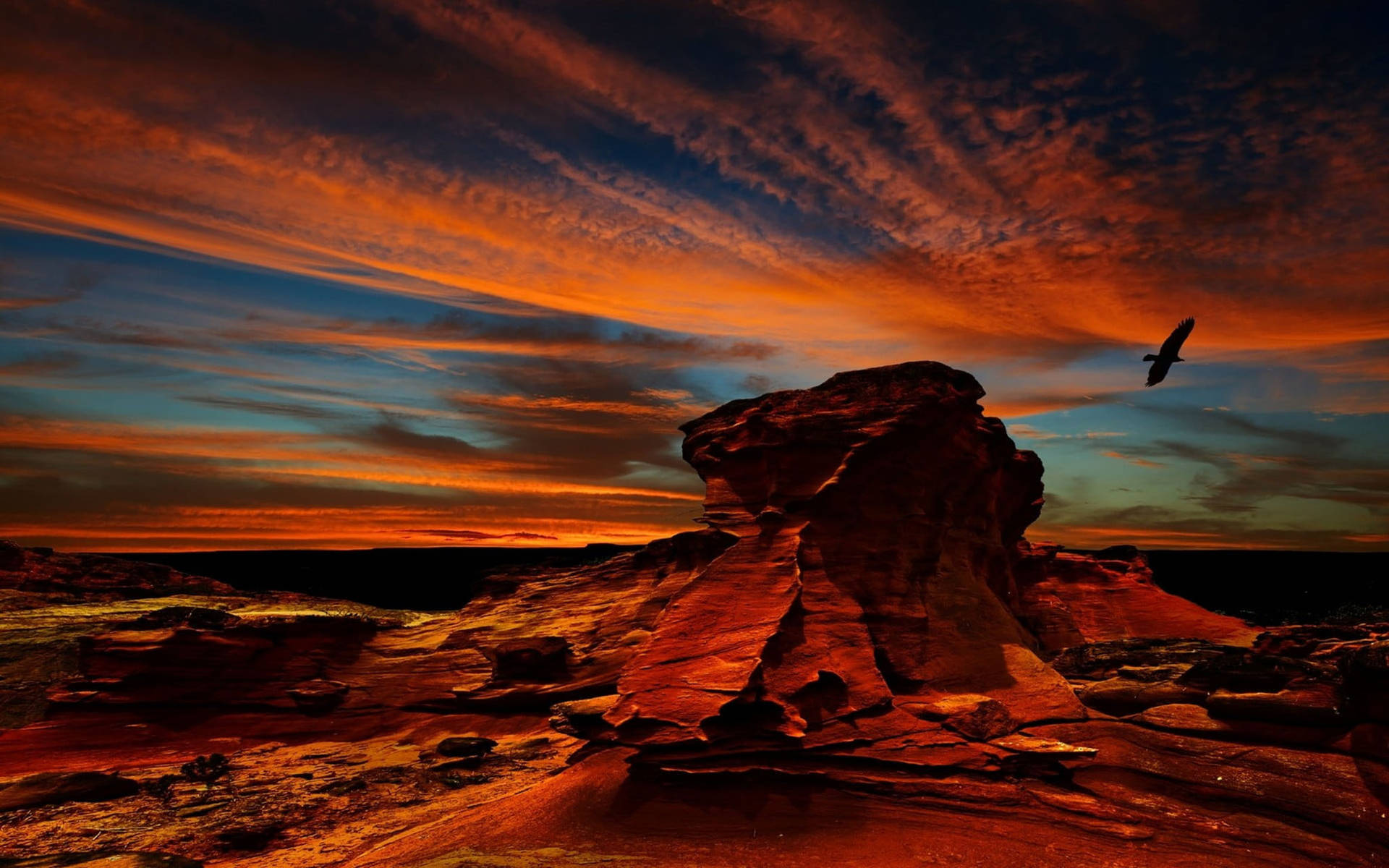 Atacama Desert Beautiful Sunset Wallpaper