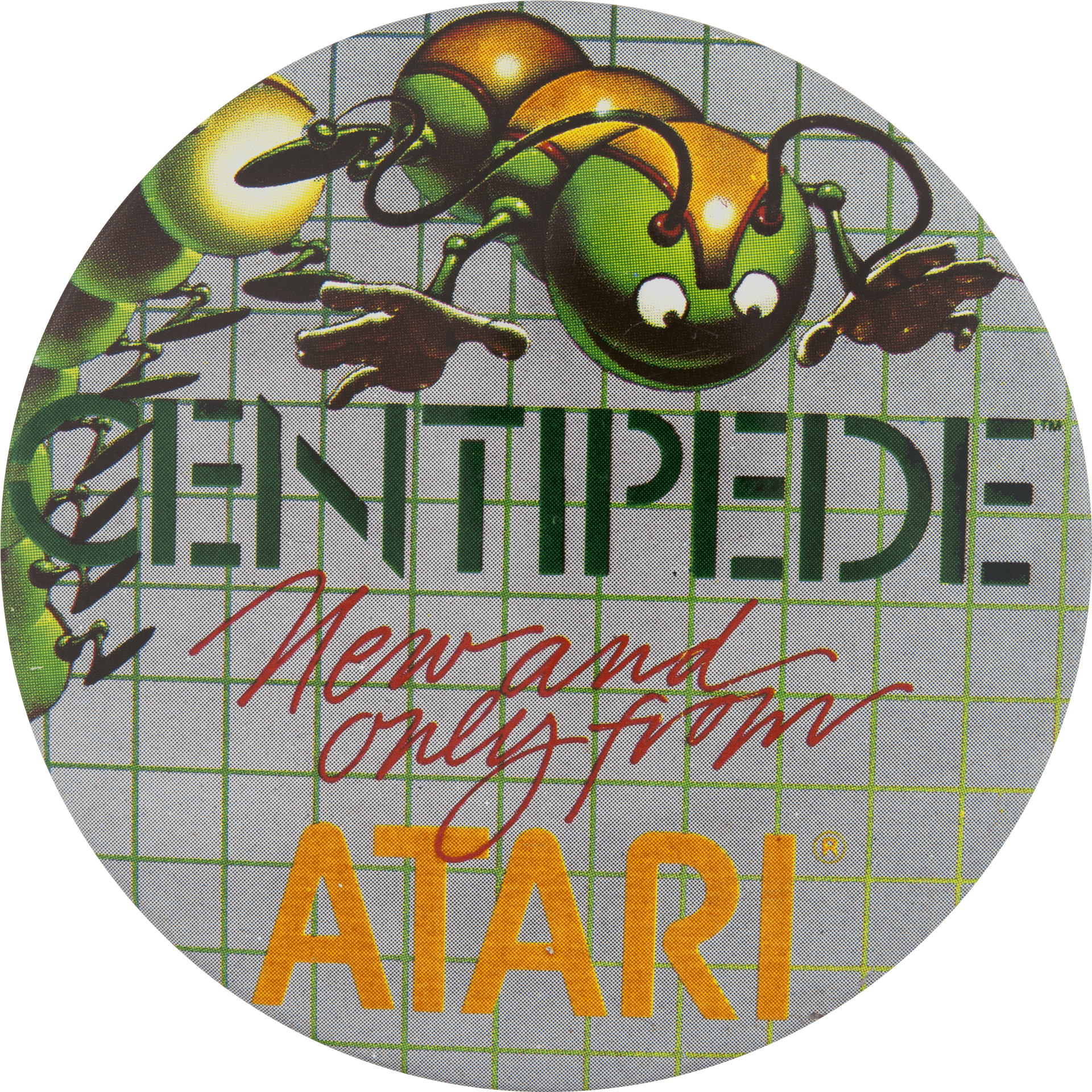 Atari Centipede Classic Arcade Game Artwork PNG