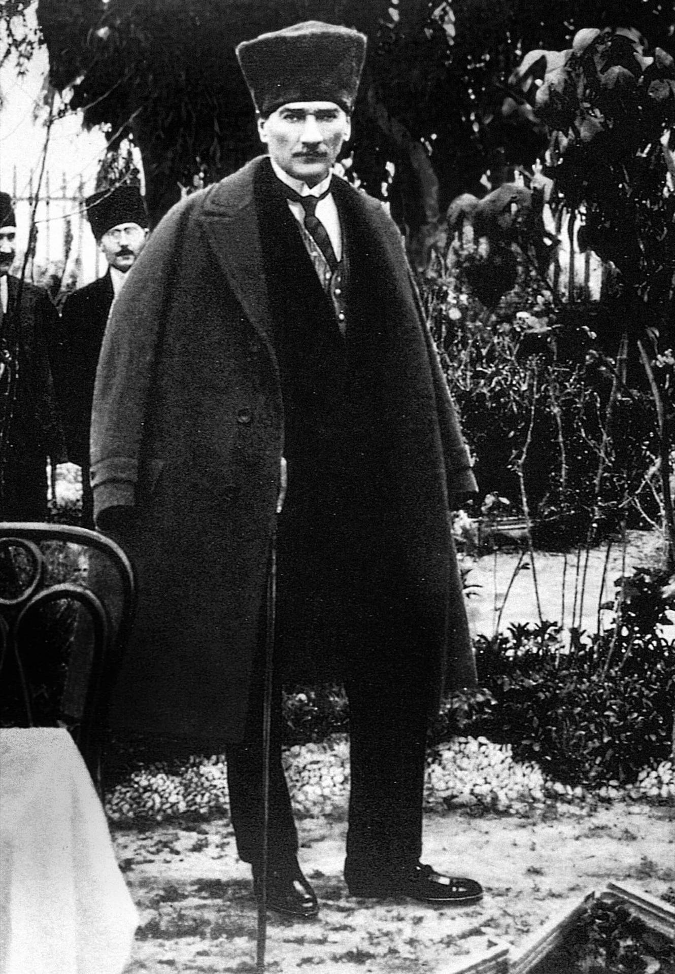 Ataturk In A Coat Wallpaper