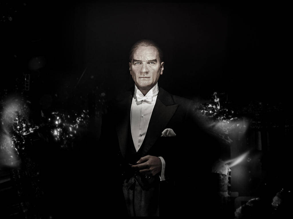 Ataturk In A Formal Suit Wallpaper