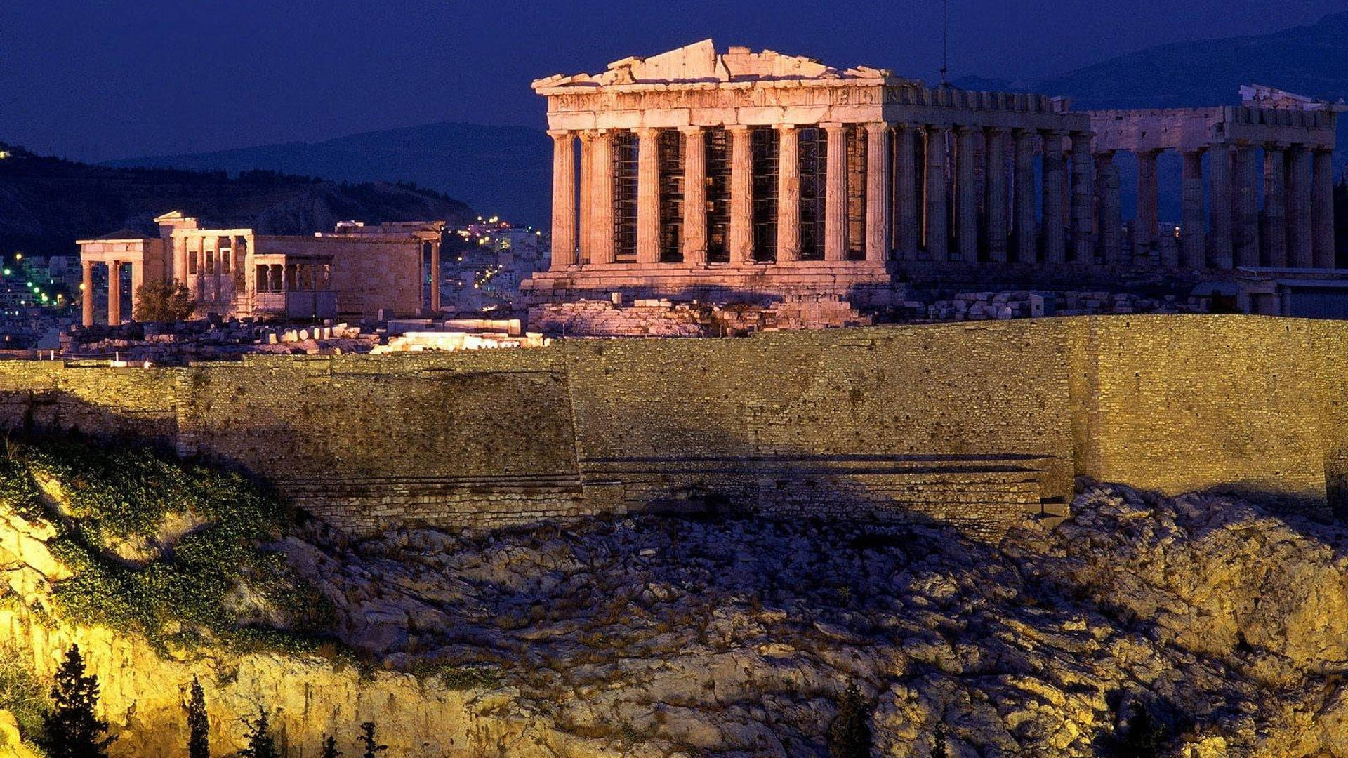 Sitioarqueológico De Atenas Fondo de pantalla
