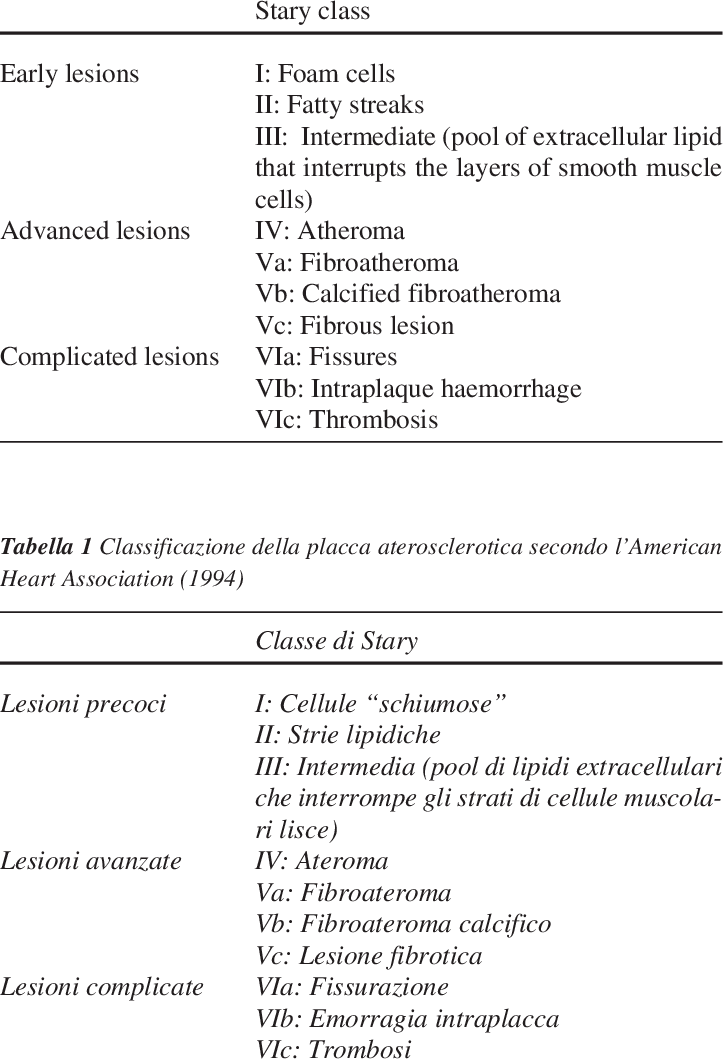 Atherosclerosis Stages Chart PNG