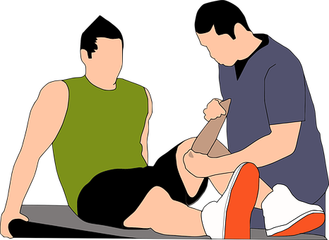 Athlete Injury Assessment Graphic PNG