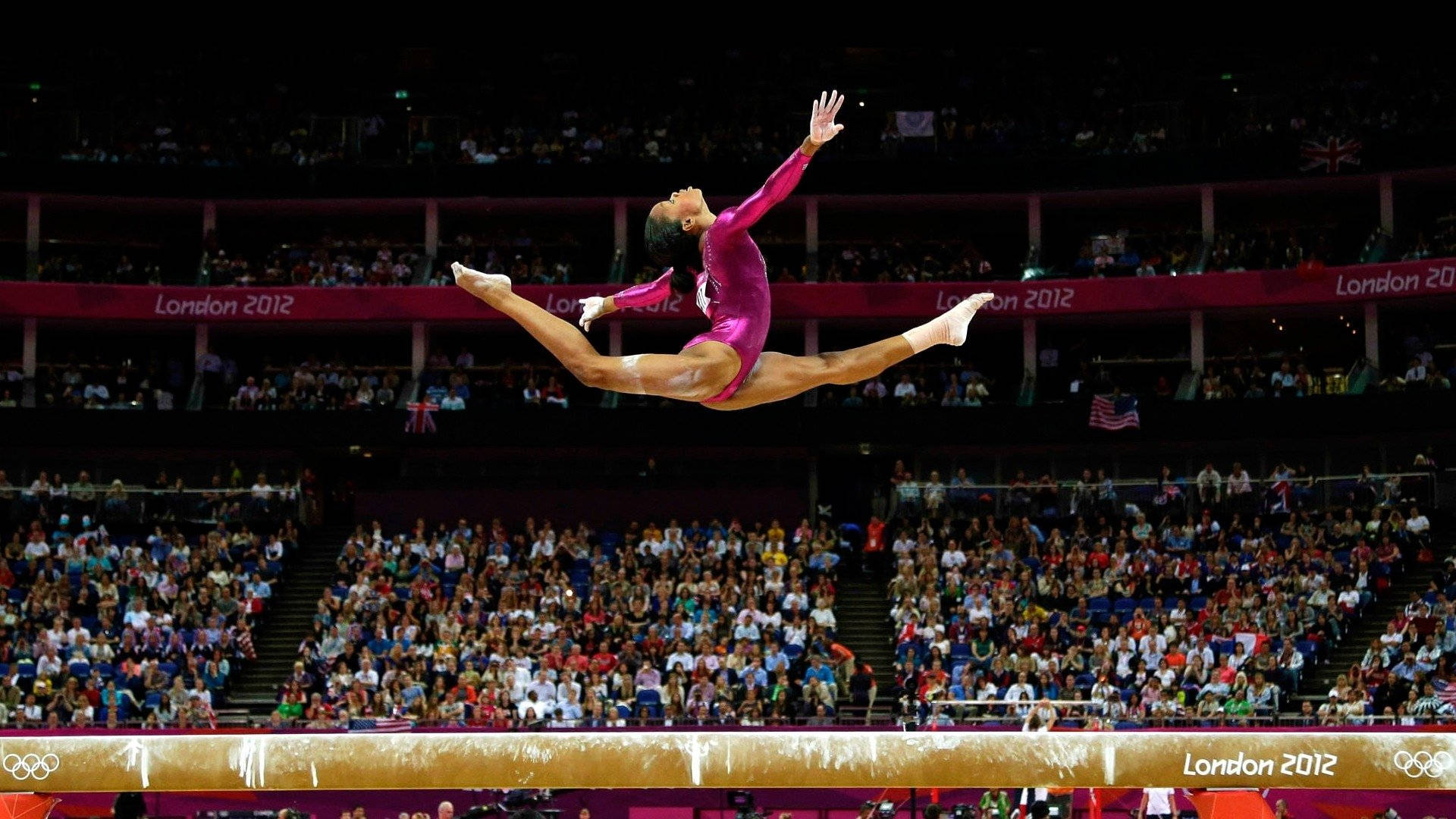 Athletic Gymnast Gabby Douglas Wallpaper