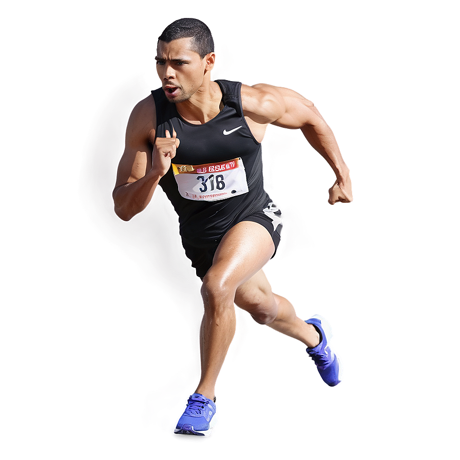 Athletic Sprint Png 06252024 PNG