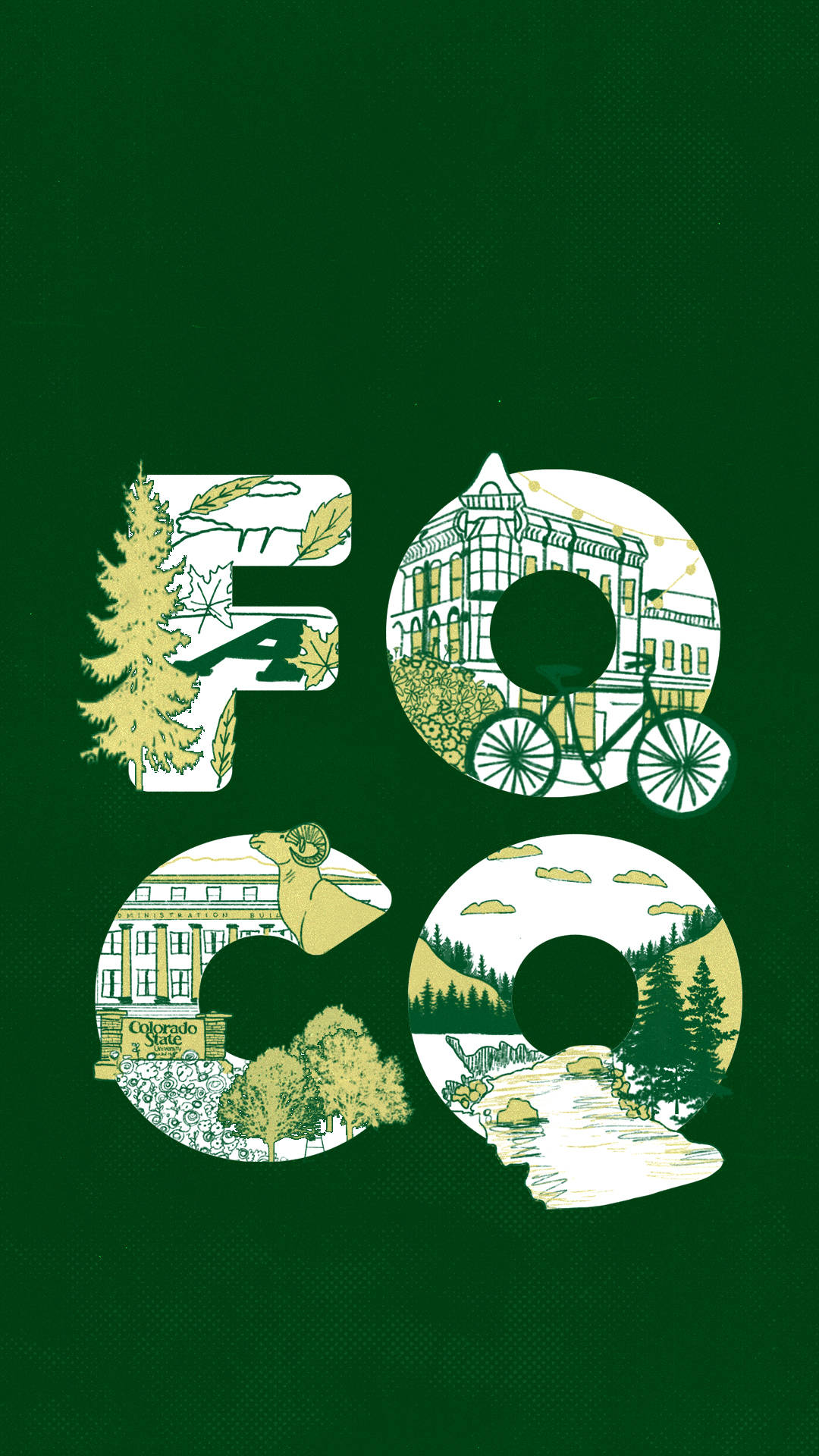 Athletics Colorado State University Focq Logo Wallpaper