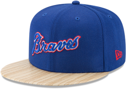 Atlanta Braves Blue Capwith Logo PNG
