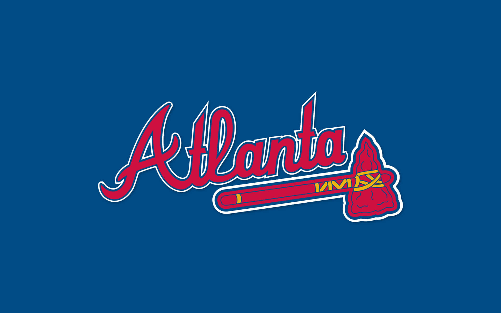 Atlantabraves Vinder Deres Afdeling I En Historisk Aften Med Baseball. Wallpaper