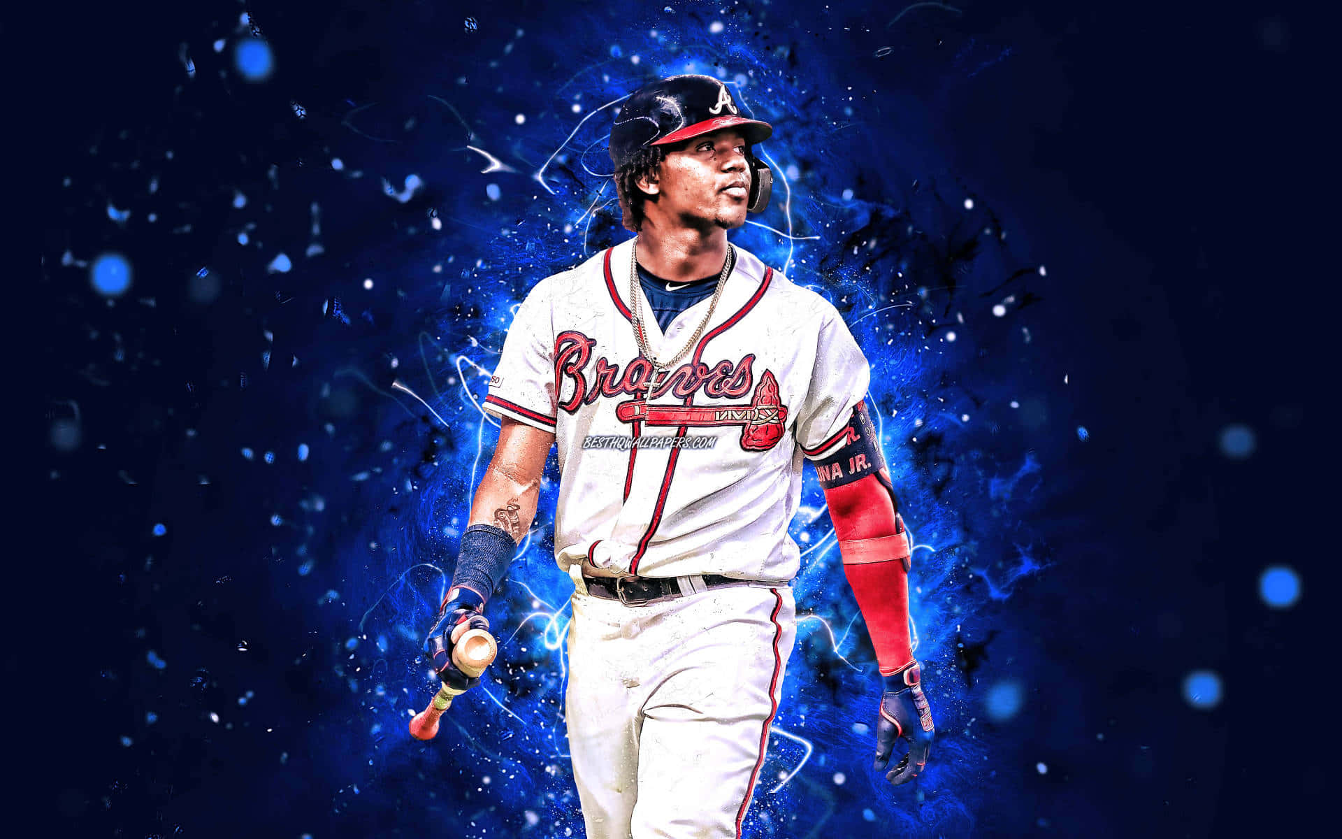 Experience the thrill of being an Atlanta Braves fan Wallpaper