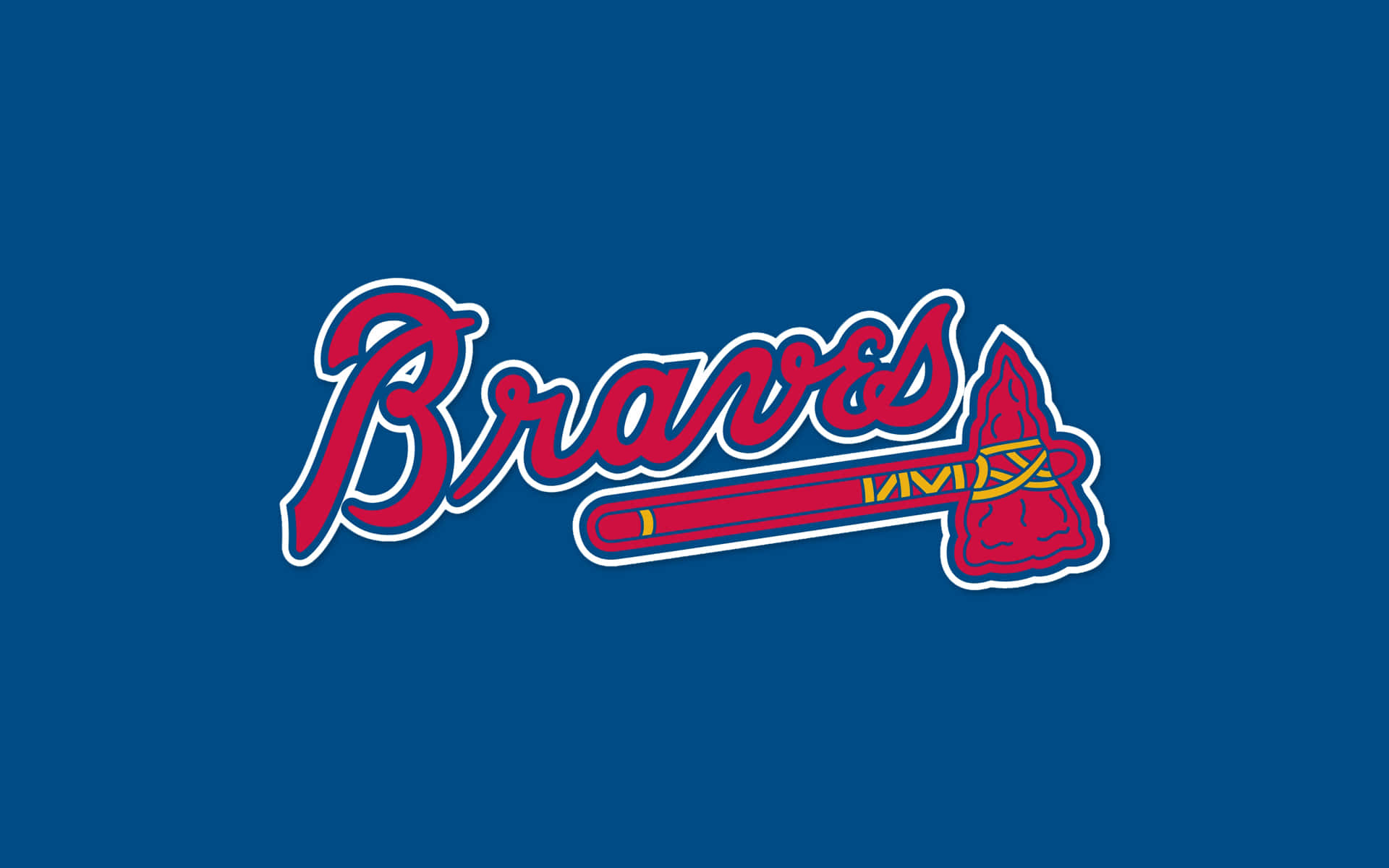 Show your support with the Atlanta Braves Desktop background Wallpaper