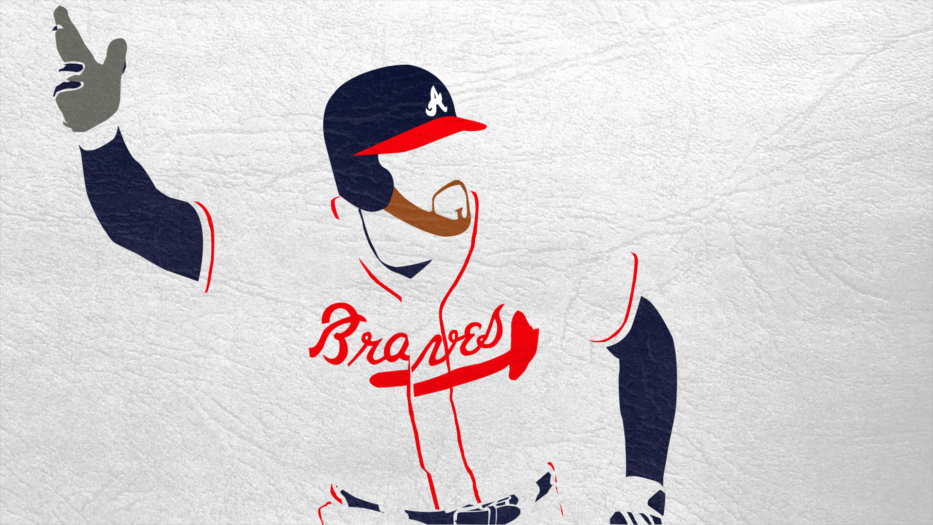 Zeigensie Ihren Stolz Auf Die Atlanta Braves Mit Diesem Desktop-bild. Wallpaper