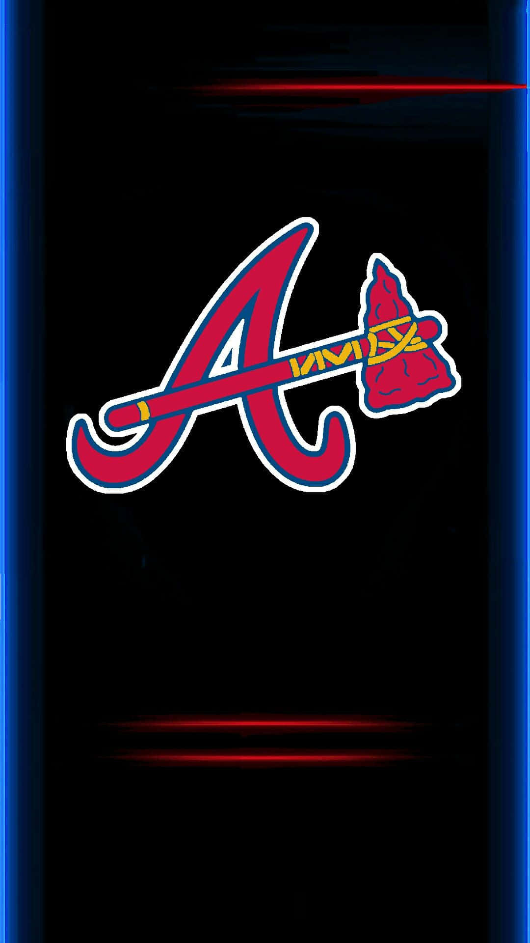 Download Get the official Atlanta Braves logo wallpaper for your iPhone  Wallpaper