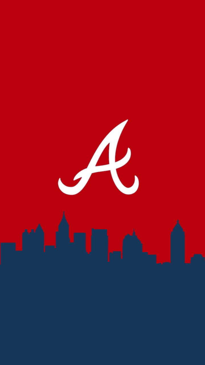 Obténtu Aplicación Oficial De Los Atlanta Braves En Tu Iphone. Fondo de pantalla