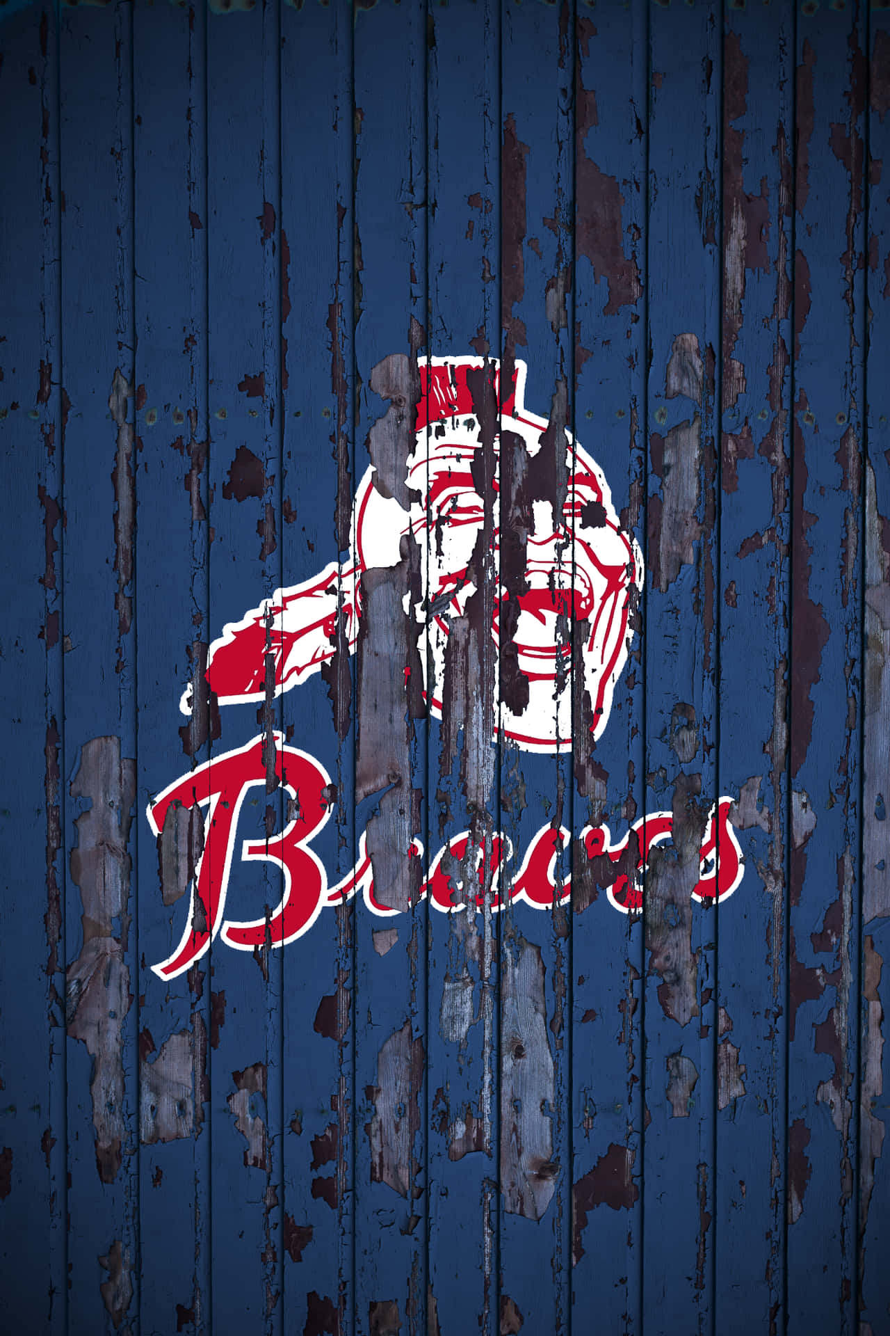 Download Get the Ultimate Braves Fan Experience with an Official Atlanta  Braves iPhone Wallpaper Wallpaper