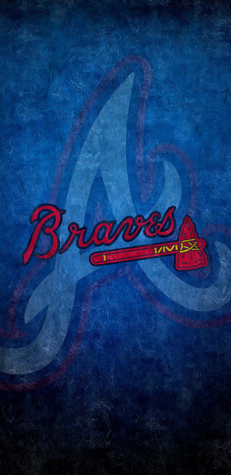Obténla Experiencia Oficial De Aficionado De Los Atlanta Braves En Tu Iphone. Fondo de pantalla