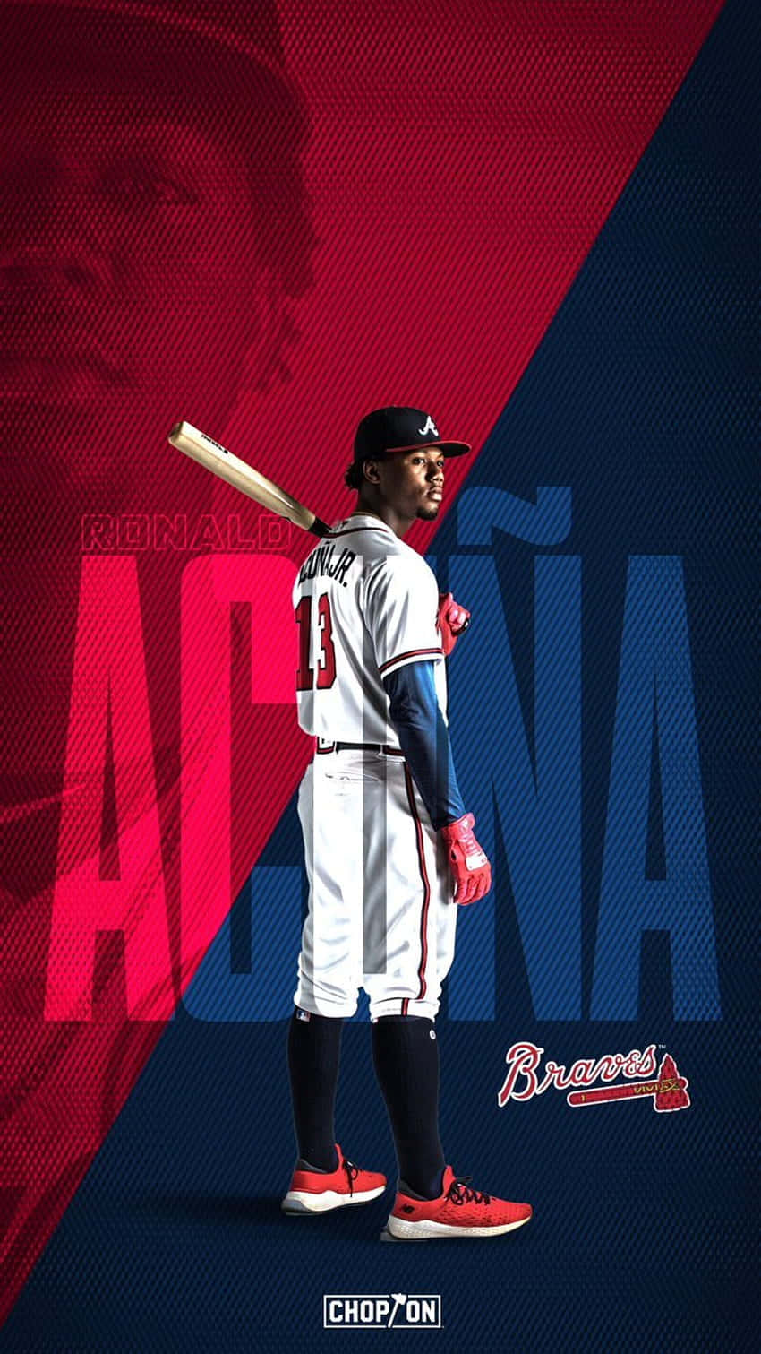 "Cheer for the Atlanta Braves with a custom iPhone 001" Wallpaper