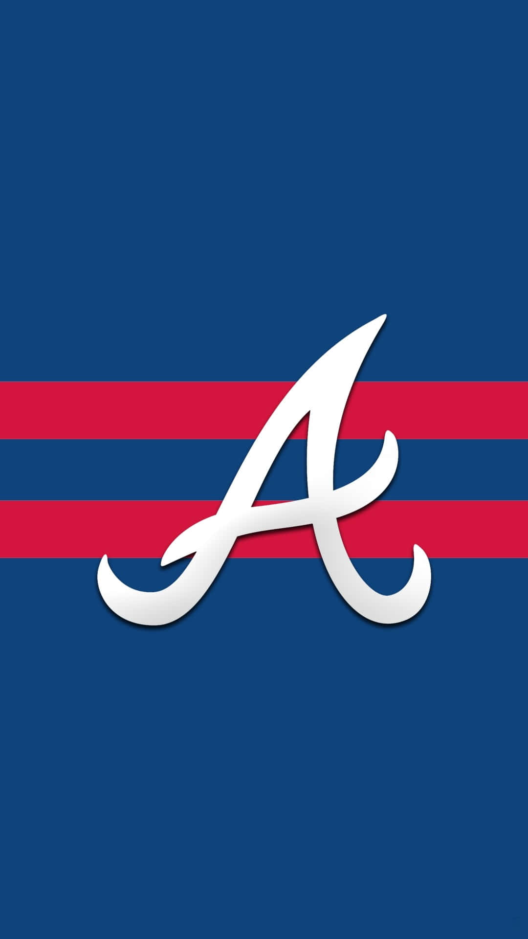 Prepáratepara Vivir La Emoción De Los Atlanta Braves En Tu Iphone Fondo de pantalla