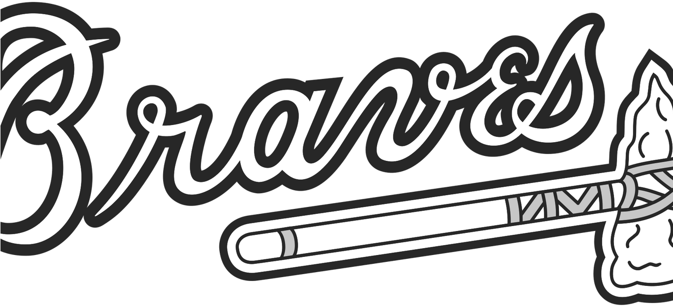 Atlanta Braves Logo Scriptand Tomahawk PNG