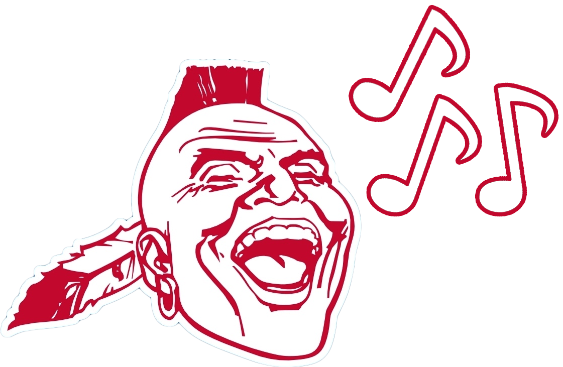 Atlanta Braves Logowith Music Notes PNG
