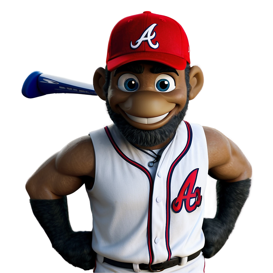 Download Atlanta Braves Mascot Dance Png Xxh90 | Wallpapers.com